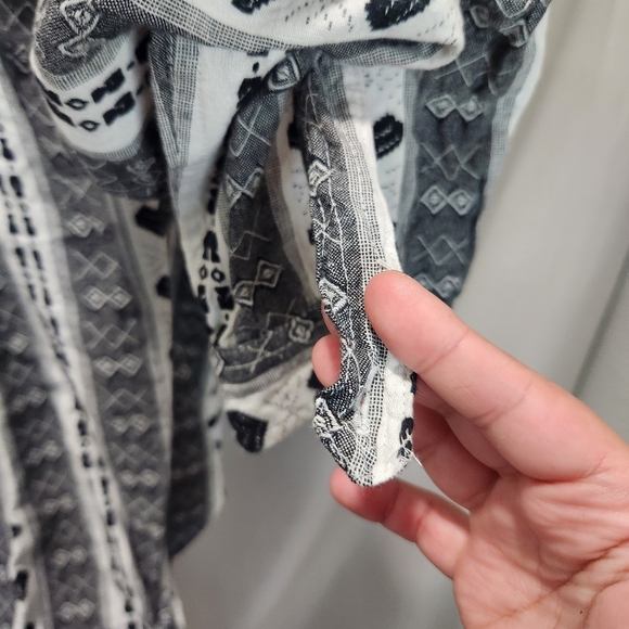 CST Blues Vintage 90s Whimsygoth Black Heart 100% Cotton Button Down Shirt - Picture 7 of 9